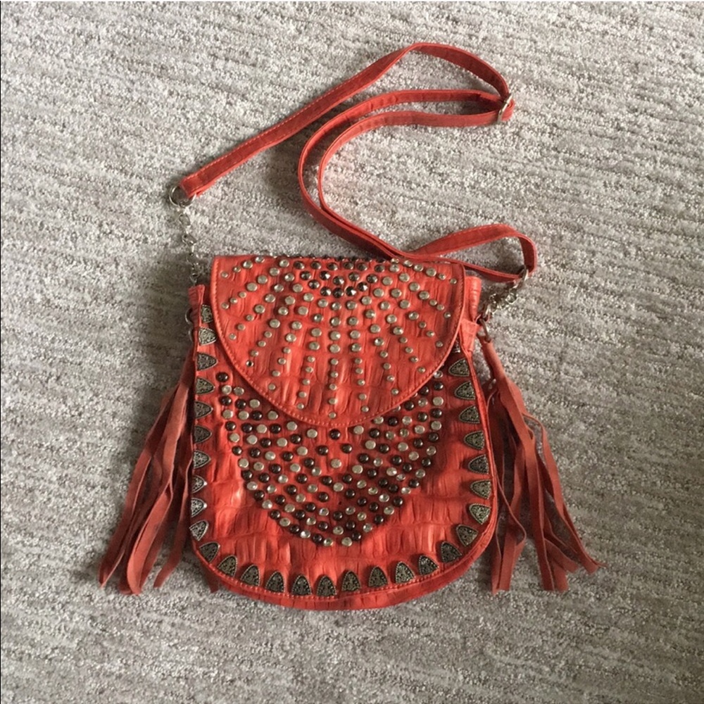Quality Buckle Studded Purse